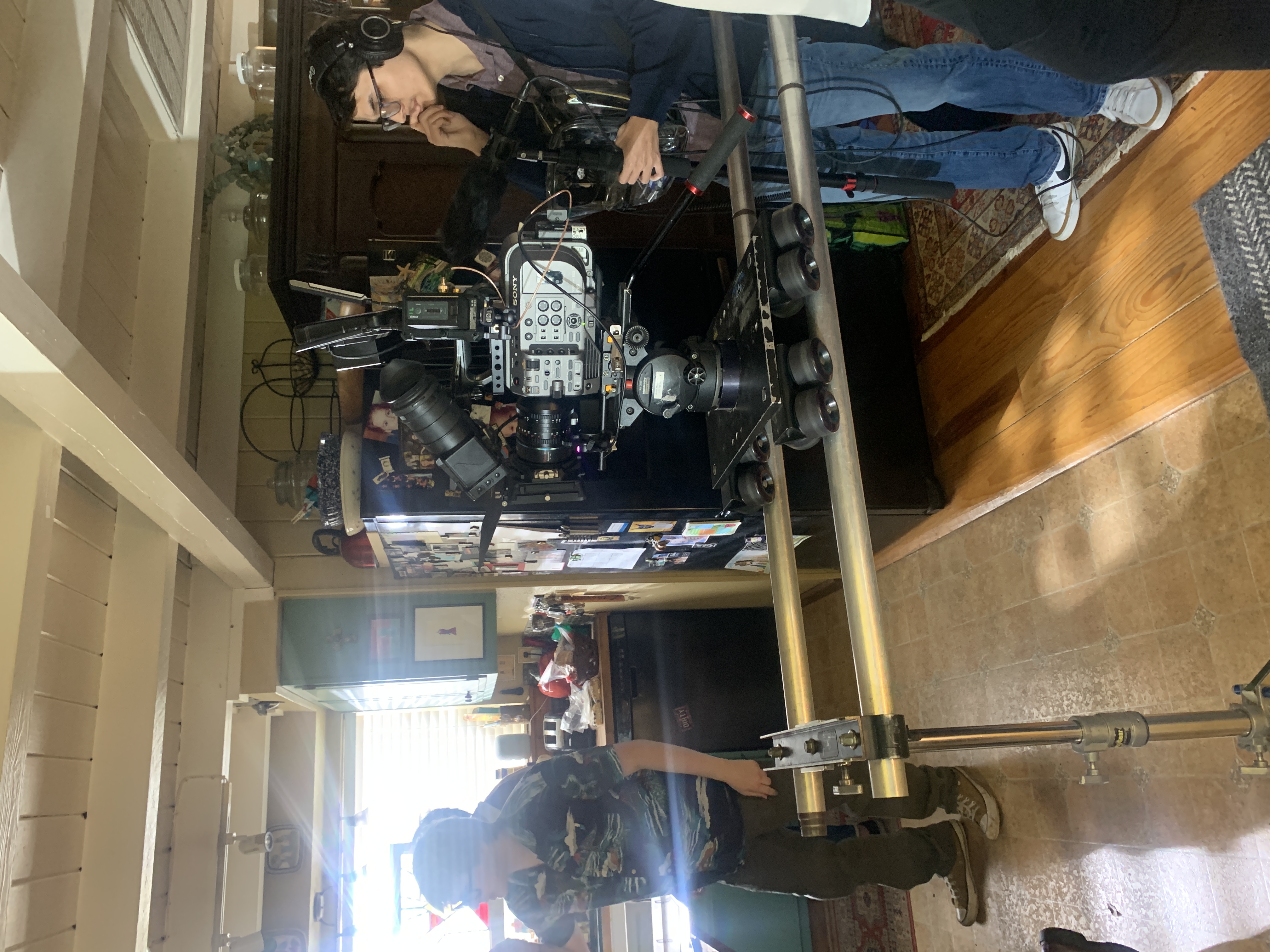 This is a photo of a movie camera.